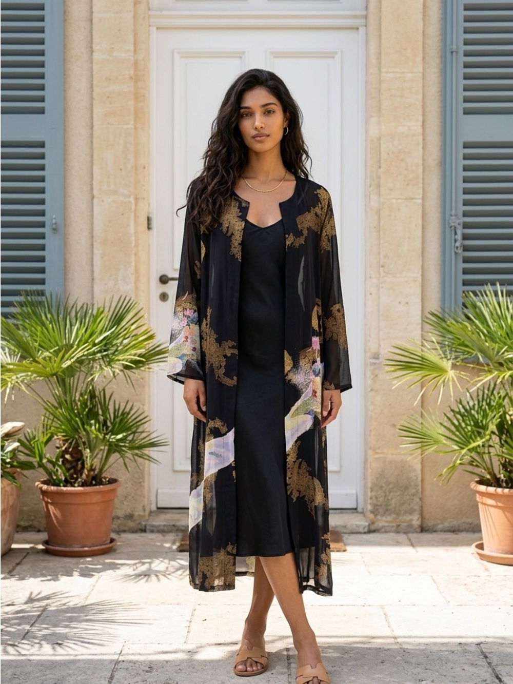 Silk crepe Kimono!